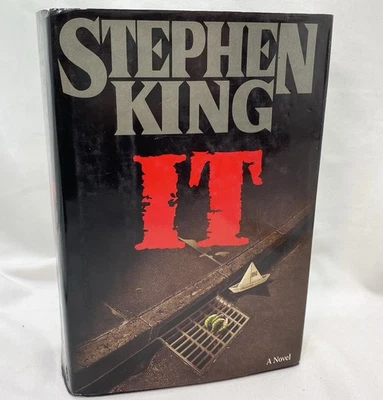 1986 Stephen King IT 1st Edition Hardcover Viking Press W/DJ Pennywise Clown Foto 1 de 4