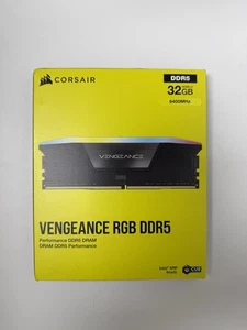 CORSAIR Vengeance RGB 32GB (2 x 16GB) 288-Pin PC RAM DDR5 6400 Desktop Memory - Picture 1 of 7