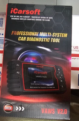 Sistema completo de diagnóstico iCarsoft VAWS V2.0 Volkswagen VW Audi ABS/SRS/aceite/BMS/SAS Foto 1 de 4