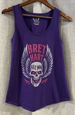 Camiseta sin mangas Bret Hart WWE Wrestling púrpura 2018 Foto 1 de 4