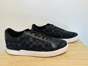Coach Low Top Signature Print Canvas Obermaterial Freizeitschuhe schwarz CP766 neu ohne Karton Gr. 12 - Bild 1 von 6