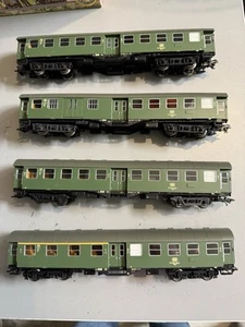 Marklin HO scale DB Train Passenger Car set of 4 cars Estate Find!! - Picture 1 of 8