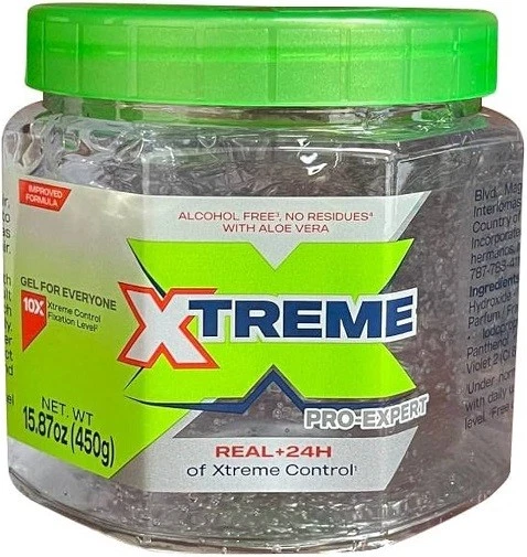 Xtreme Wet Line Professional Extreme Styling Hair GEL Clear Jar 35oz