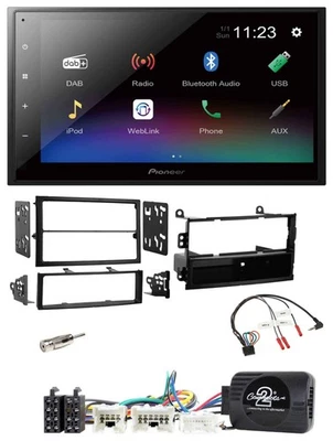 Pioneer USB Bluetooth DAB 2DIN Lenkrad Autoradio für Nissan 350Z 2002-2005 Roads - Bild 1 von 4