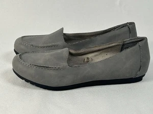 Mocasines Cliffs By White Mountain grises para mujer talla 7M, sin cordones, plantillas acolchadas - Imagen 1 de 7