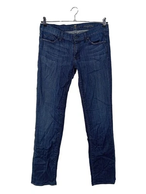 7 FOR ALL MANKIND Vaquero rectos Mujeres Vaquero Talla EU 42 azul look casual - Imagen 1 de 4