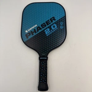 Gamma Phaser 2.0 Graphite Pickleball Paddle Black Blue - Picture 1 of 13