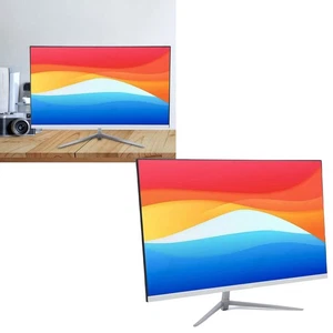 White US 27 Inch Display 1080P FHD IPS Panel 75Hz Refresh Rate Borderless V SLK - Afbeelding 1 van 12