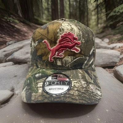 Gorra Detroit Lions New Era "Great Outdoors" 9FORTY A-Frame Snapback H92 Foto 1 de 4