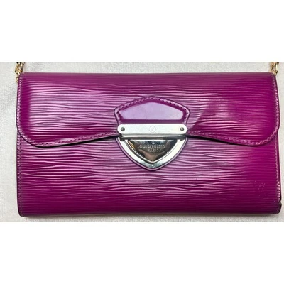 Louis Vuitton Eugenie Epi Leather Trifold Long Wallet Grenade Silver Hardware - Image 1 of 4