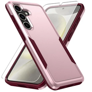 Warsia Samsung Galaxy S24 Hülle mit HD Displayschutzfolie, Military Grade Drop Pin - Bild 1 von 6