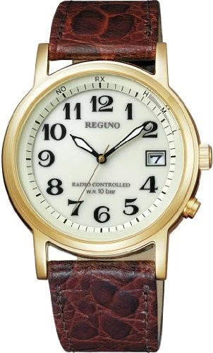 Kb10 Citizen Watch Reguno Solar Tech Radio Clock Classic Kl3-021-30 Mens