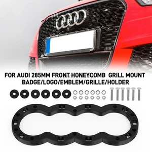 For Audi 285mm Front Honeycomb Grill Mount Bracket Holder Badge/Logo/Emblem - Picture 1 of 6