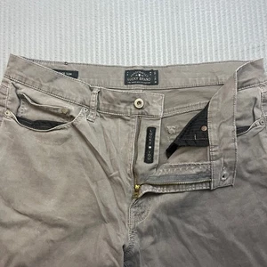 Lucky Brand 1990 Handcrafted Vintage Slim Mens Pants W36 L30 Gray Denim - Picture 1 of 12