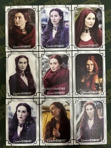 2021 Game Of Thrones Iron Anniversary Carice van Houten as Melisandre Set - Picture 1 of 11