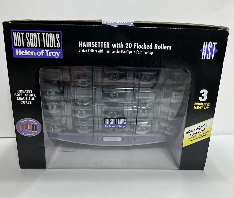 Hot Shot Tools Helen of Troy Hairsetter With 20 Flocked Rollers S510352