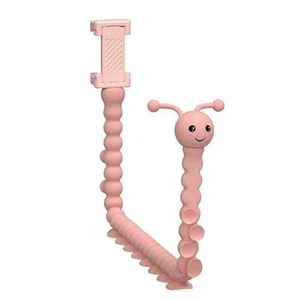Creative Caterpillar Shaped Phone Holder Stand Suction Cup Twistable Support - Photo 1 sur 14