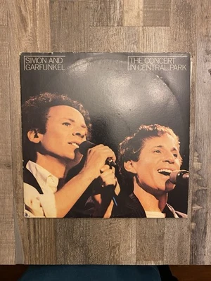 Simon and Garfunkel The Concert in Central Park Original 1982 Vinyl LP w/ Book  - Image 1 of 4