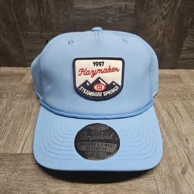 Steamboat Springs Haymaker 1997 Colorado Imperial Lab Series Strapback Rope Hat - Image 1 of 4