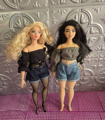 Curvy Fashion Doll 11.5 In Clothes M2M Hybrids NO DOLL #2 Outfits (6PC) See Pics - Image 1 of 4