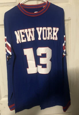 Y2K Evolution in Design Blue New York 13 Long Sleeve Sweatshirt Sz L New w Tags - Image 1 of 4