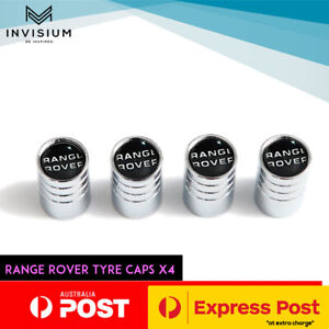 RANGE Rover Tyre Tire Stems Valve Dust Cover Caps Land Rover Evoque Discovery LR
