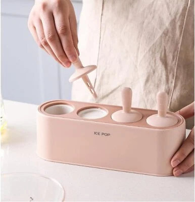 Molde para cubitos de hielo Caja de helado Molde para paletas Helado casero Foto 1 de 3