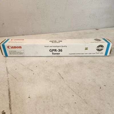 Tóner cian Canon 3783B003 GPR-36 genuino nuevo OEM caja sellada envío gratuito Foto 1 de 4