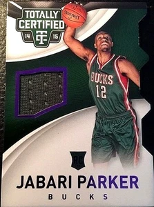 JERSEY JABARI PARKER 2014-15 PANINI TOTALMENTE CERTIFICADO TROQUELADO {RC} JUEGO USADO - Imagen 1 de 1