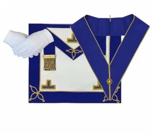 Masonic Regalia CRAFT PROVINCIAL UNDRESS APRON AND COLLAR PACKAGE LAMBSKIN NEW - Picture 1 of 1