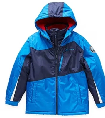 Лыжная куртка синий тяжелый детский размер 14/16 - Изображение 1 из 4