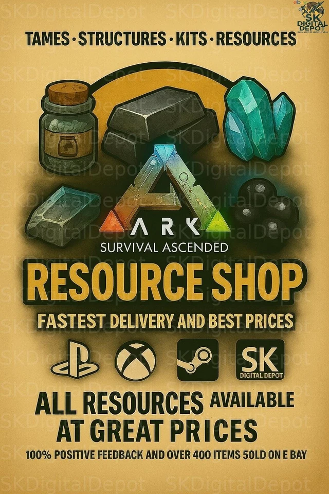 ASA - RESOURCE SHOP PC/ SMALL TRIBES CROSSPLAY PVP - Image 1 of 1