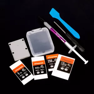 CFexpress Memory Card M.2 NVme SSD Alu Housing DIY Kit fr Canon R5 R5C R3 Camera - Picture 1 of 6