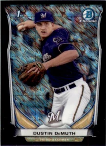 Dustin DeMuth 2014 Bowman Chrome Minis 1st Card Rookie 2"x2.75" Mini Shimmer - Picture 1 of 2