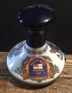 Vintage Navy Pussers Lord Nelson Rum Decanter/Bottle. Empty, Small NY w Stopper - Picture 1 of 5