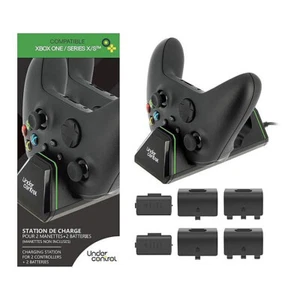 XBox Station de charge manettes + 2 batteries Under Control - Photos conformes ! - Photo 1/3