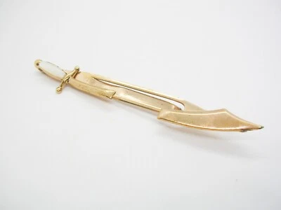 De colección Soporte para Corbata Francmasón Barra de Corbata Cimitarra Shriners SWANK Clip de Corbata Foto 1 de 3