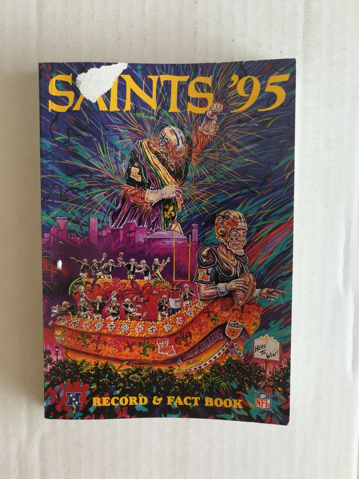 New Orleans Saints 1995 NFL Football Media Guide Record & Fact Book - Image 1 of 1