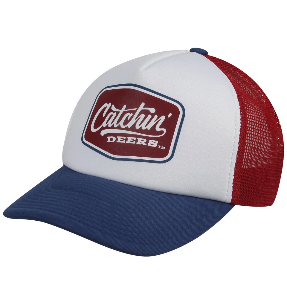 Catchin' Deers Men's Patriot Trucker Cap Red/White/Blue CD-FT1903