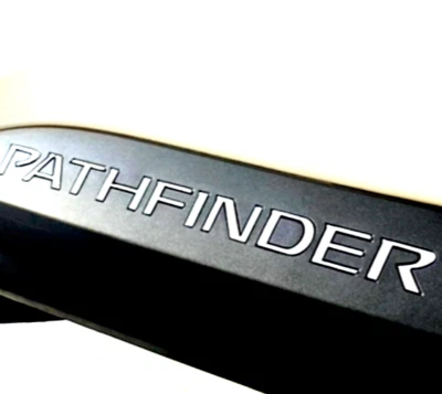 3D RAISED ALUMINUM RUNNING BOARD LETTERS FOR NISSAN PATHFINDER 2022-25 SET OF 2 - Image 1 of 4