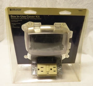 Sigma Engineered Solutions Non-Metallic Weatherproof Outdoor Clear/Gray 1 Gan... - Picture 1 of 4