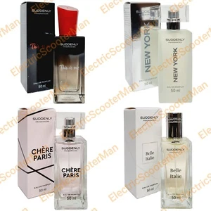 Suddenly Women Fragrance 50ml This Is Me / New York / Chère Paris / Belle Italie