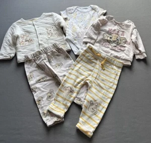 Kleidungspaket Neugeborenes Baby Mädchen 6-9 Monate Kinder Outfit Jacke Pullover Hose x 5 - Bild 1 von 9