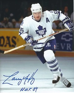 Signed  8x10 LARRY MURPHY HOF 04 Toronto Maple Leafs Photo -   COA - Picture 1 of 1