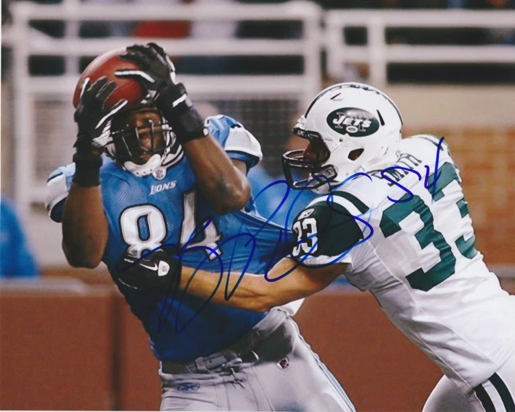 BRANDON PETTIGREW Signed DETROIT LIONS 8X10 Photo w/COA - Image 1 of 1