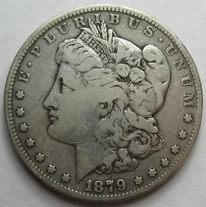 1879-S Silver Morgan Dollar -Fine- (#531g) - Picture 1 of 2
