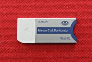 Sony Memory Stick Duo to Memory Stick Adaptor Sony MSAC-M2 Original/Genuine (T1) - Picture 1 of 2