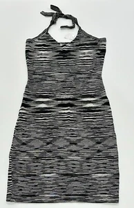 Ladies size S DOTTI Black Knit Viscose Stretch Halter Dress *NEW* RRP $59.95 - Picture 1 of 6