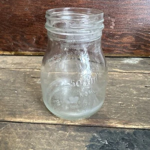 Oil Bottle Glass Vintage 500ml Marked VIC - Picture 1 of 8