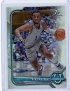 Trevor Keels 2022 Bowman U cromo 1er refractor - Imagen 1 de 2